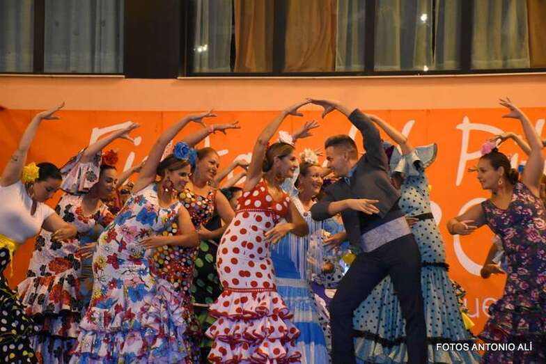 Momento del espectáculo de anoche (Foto TA)